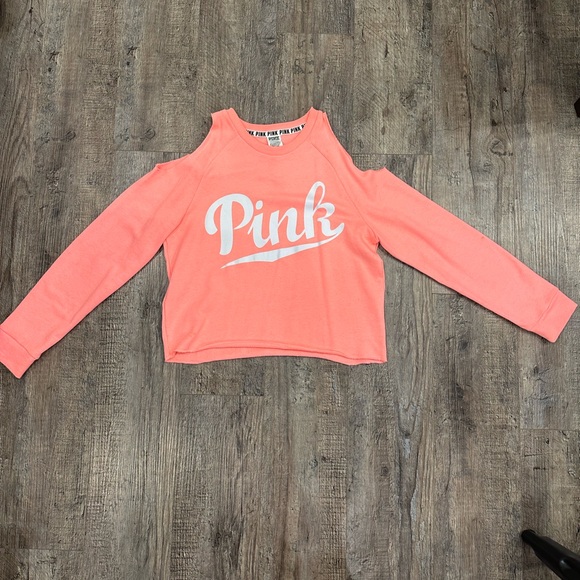 Tops - PINK Off the Shoulder Shirt